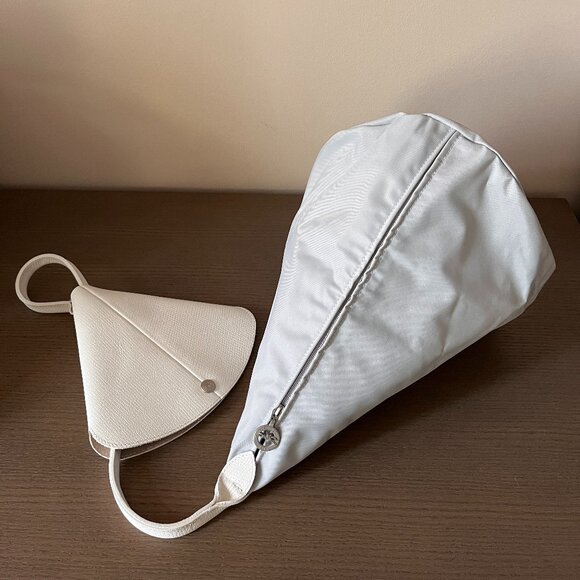 Rare  Longchamp Le Pliage x Nendo Cone Medium  Bag - Picture 5 of 11
